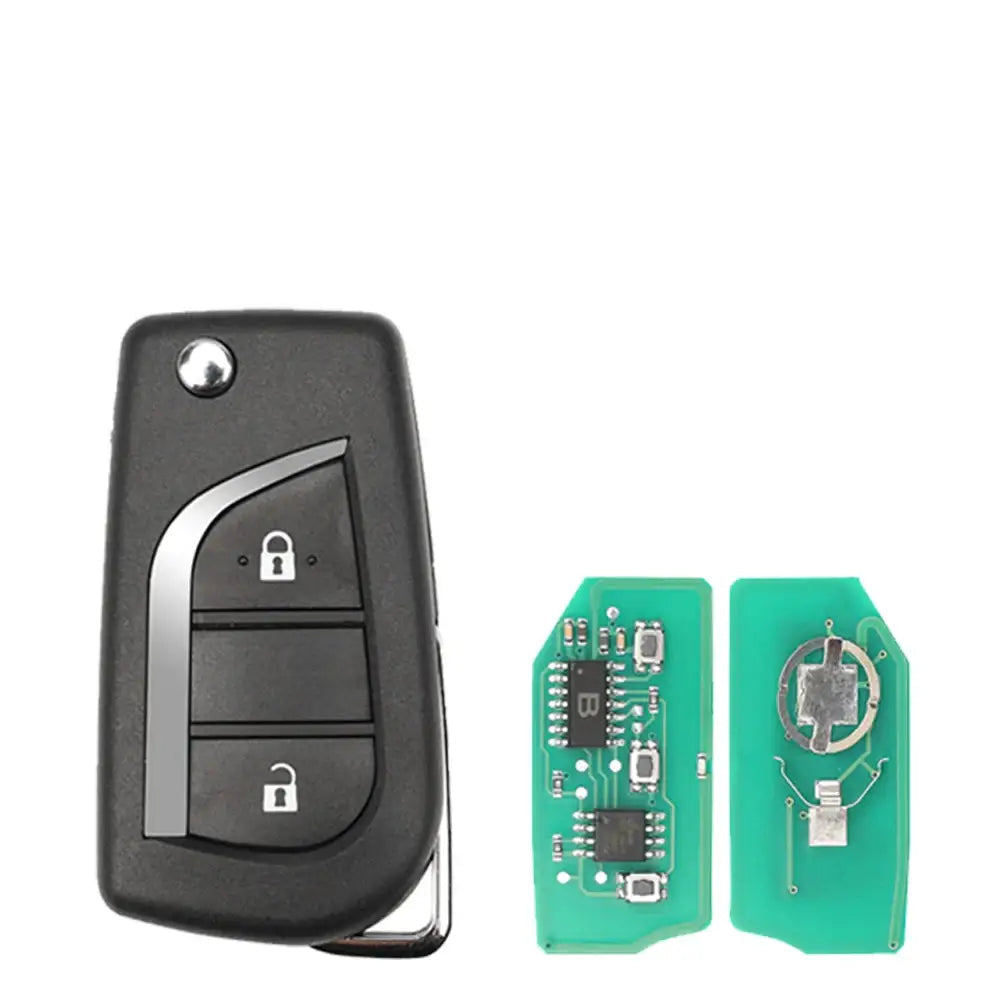 Leo FCC:HYQ12BFB GQ4-73T THAILAND VIOS Remote Control Car Key For Toyota Corolla iM RAV4 Camry 2017-2021 8A-CHIP.