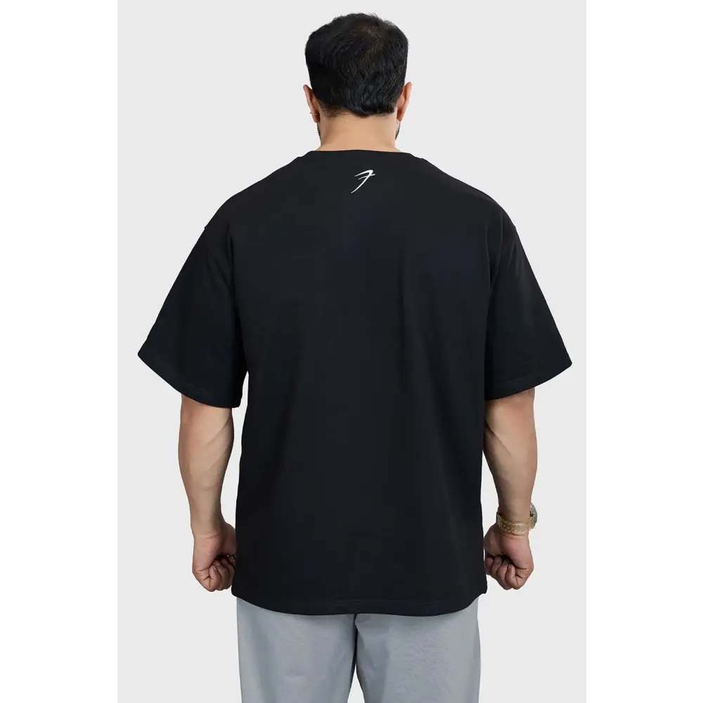 Levitate Oversized T-shirt Black - Tshirts