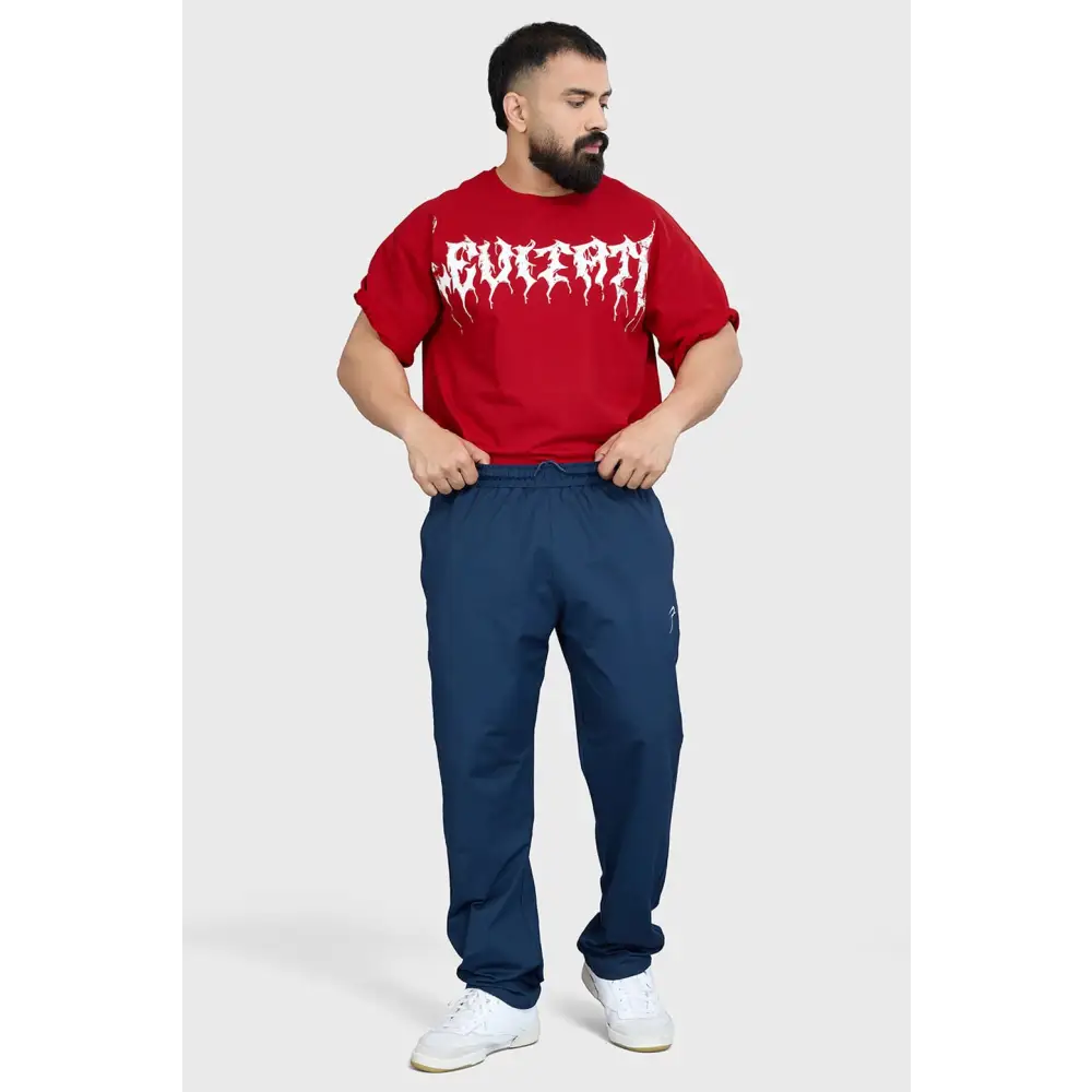 Levitate Oversized T-shirt Red - Tshirts