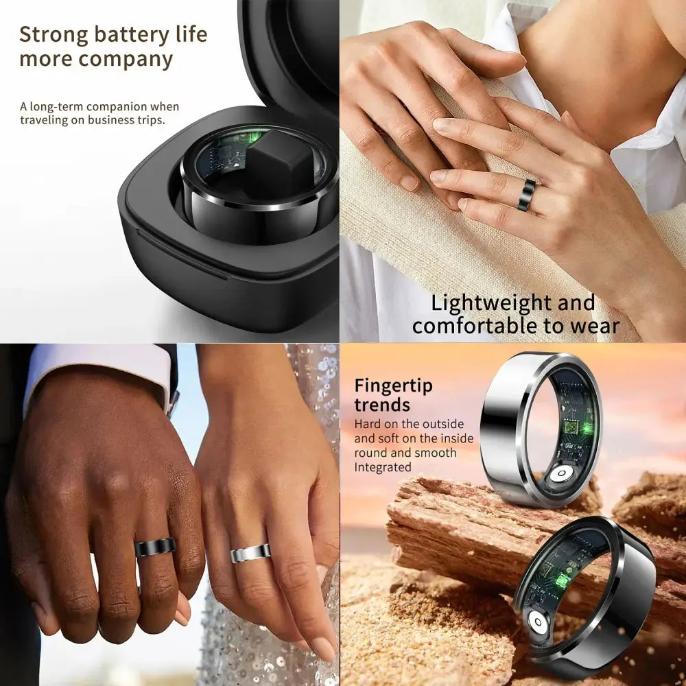 LIFEBEE R6 Smart Couple’s Ring with Health Monitoring and Multi-Sport Modes