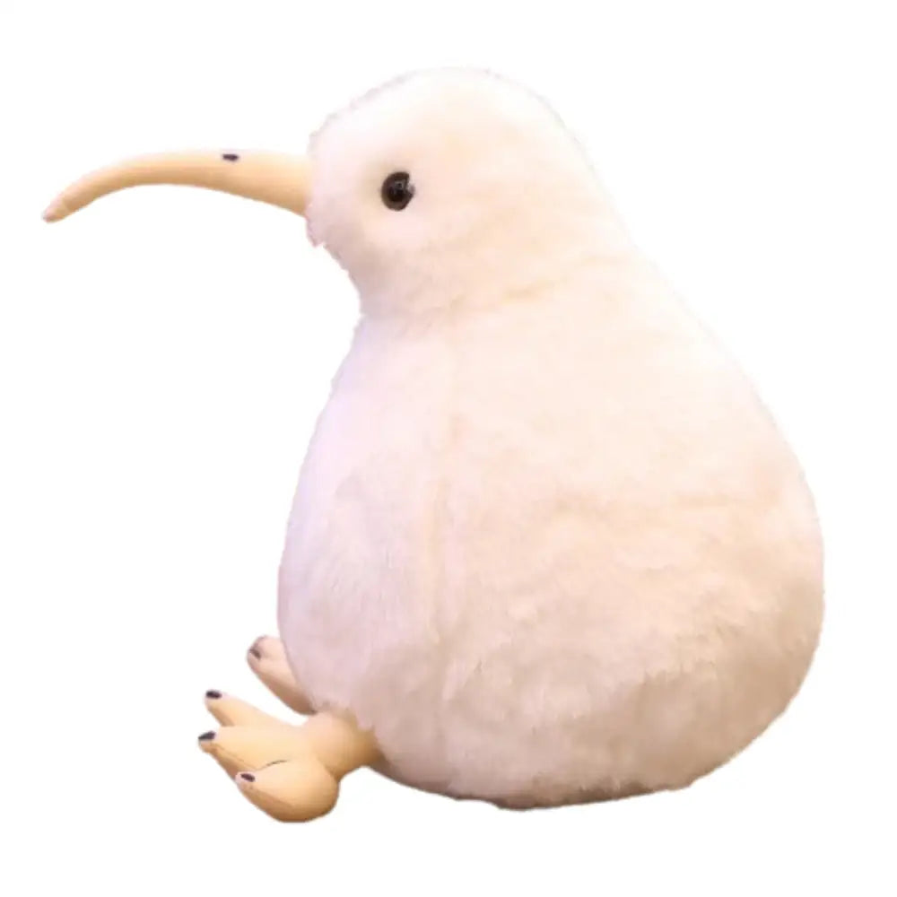 Lifelike Kiwi Bird Toy (2 colours available) - White / 20cm - SS