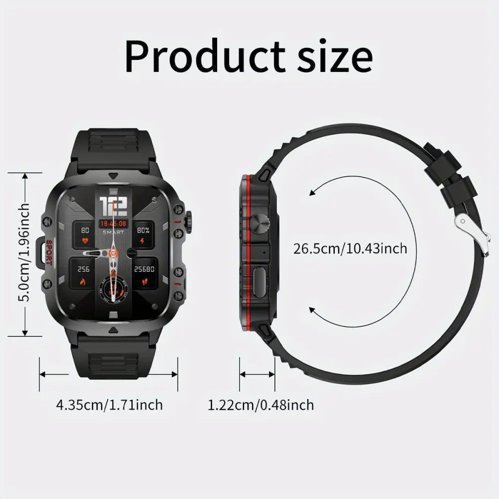 LIGE Casual Smart Watch – Voice Assistant (2 colours available) - TWS
