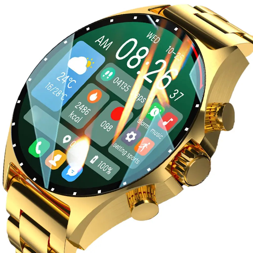 LIGE Men’s Smart Watch – Touch Screen with Wireless Calls & Fitness Tracking (6 designs available) - TWS