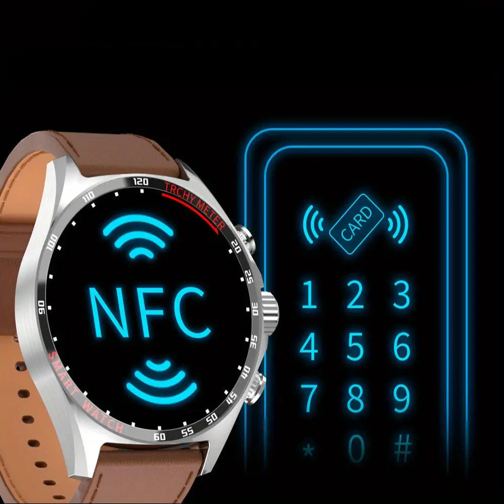 LIGE Men’s Smart Watch – Touch Screen with Wireless Calls & Fitness Tracking (6 designs available) - TWS