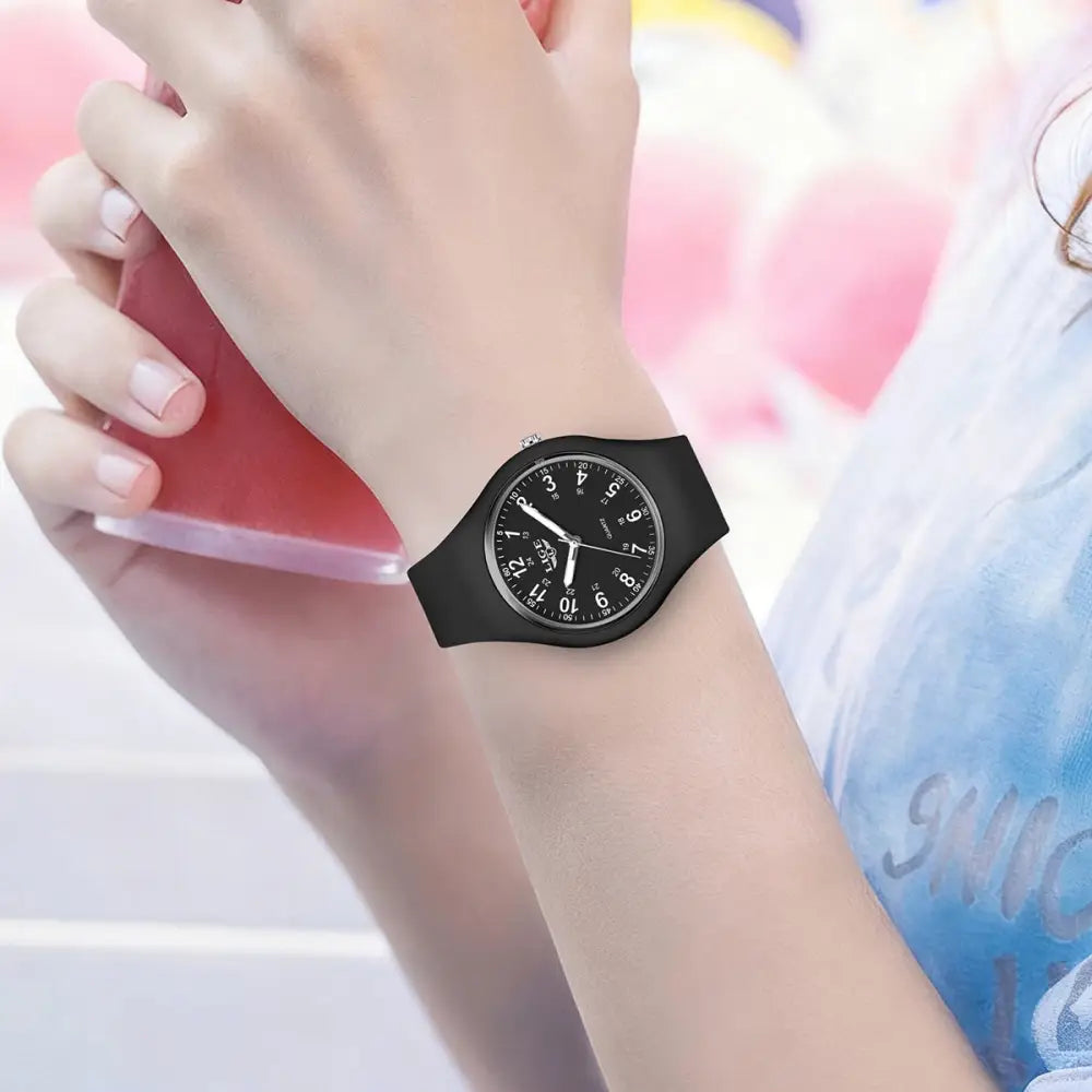 LIGE Minimalist Silicone Quartz Watch – Unisex Design (Available in Multiple Colour Combinations) - TWS