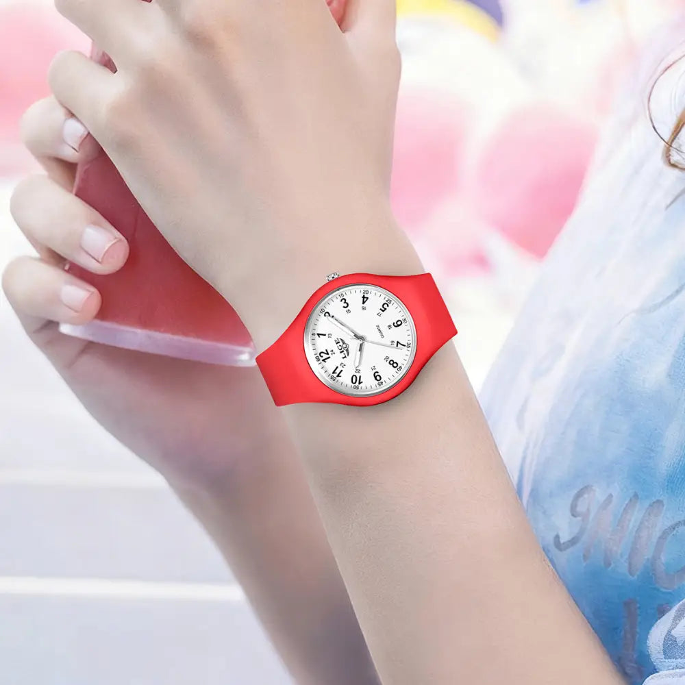 LIGE Minimalist Silicone Quartz Watch – Unisex Design (Available in Multiple Colour Combinations) - TWS