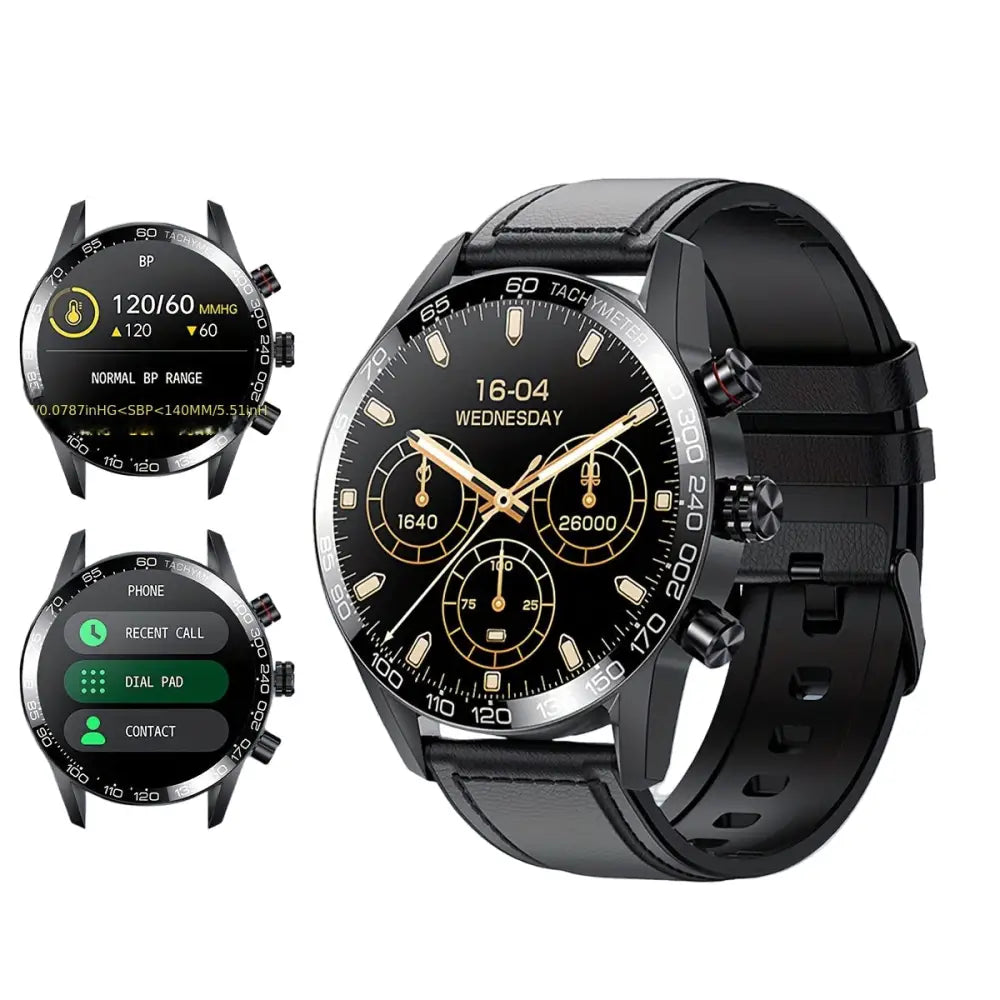 LIGE Multifunctional Sports Smart Watch (8 different styles available) - Black Belt - TWS