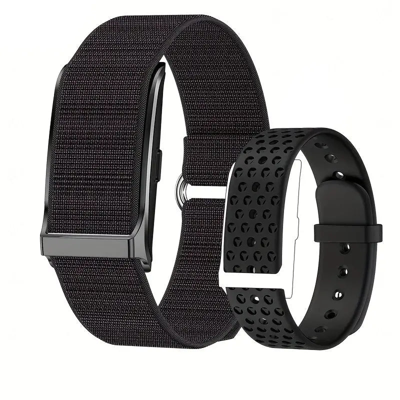 LIGE No-Screen Fitness Smartwatch – Ultra-Thin & Lightweight (available in 4 colours) - Black - TWS