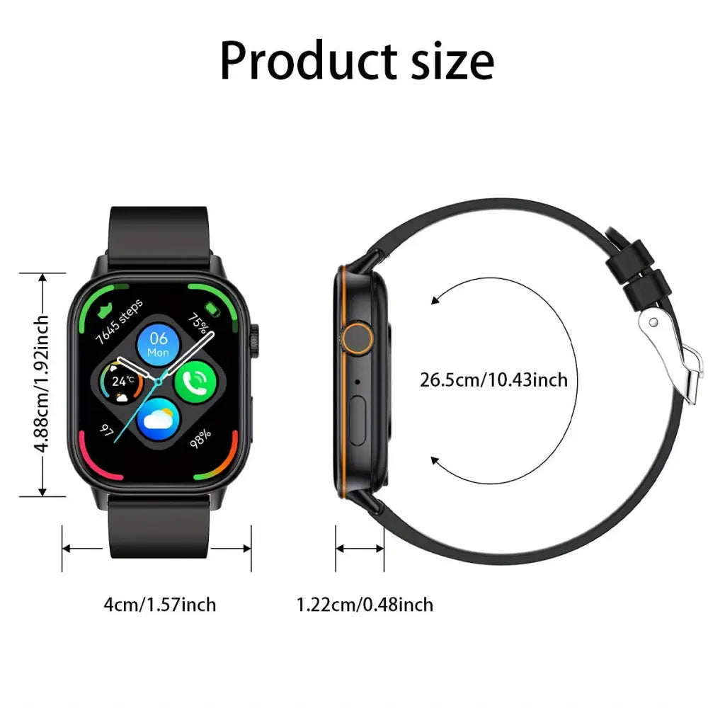 LIGE Outdoor Smartwatch – Large Screen with Compass & Music (10 different styles available) - TWS