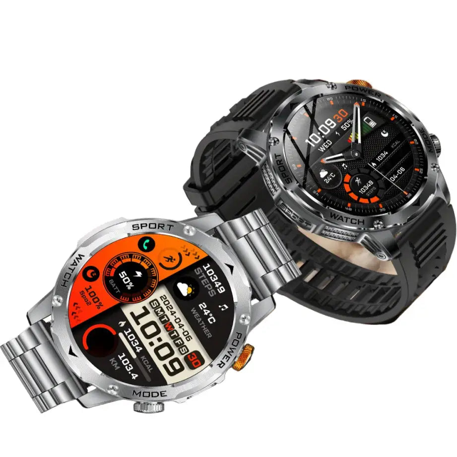 LIGE Smart Sports Watch – 1.7’’ HD Screen 15-Day Battery Wireless Calls (6 designs available) - TWS