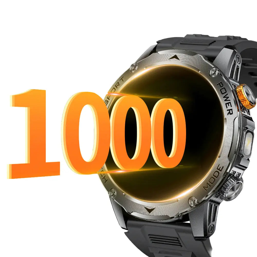 LIGE Smart Sports Watch – 1.7’’ HD Screen 15-Day Battery Wireless Calls (6 designs available) - TWS