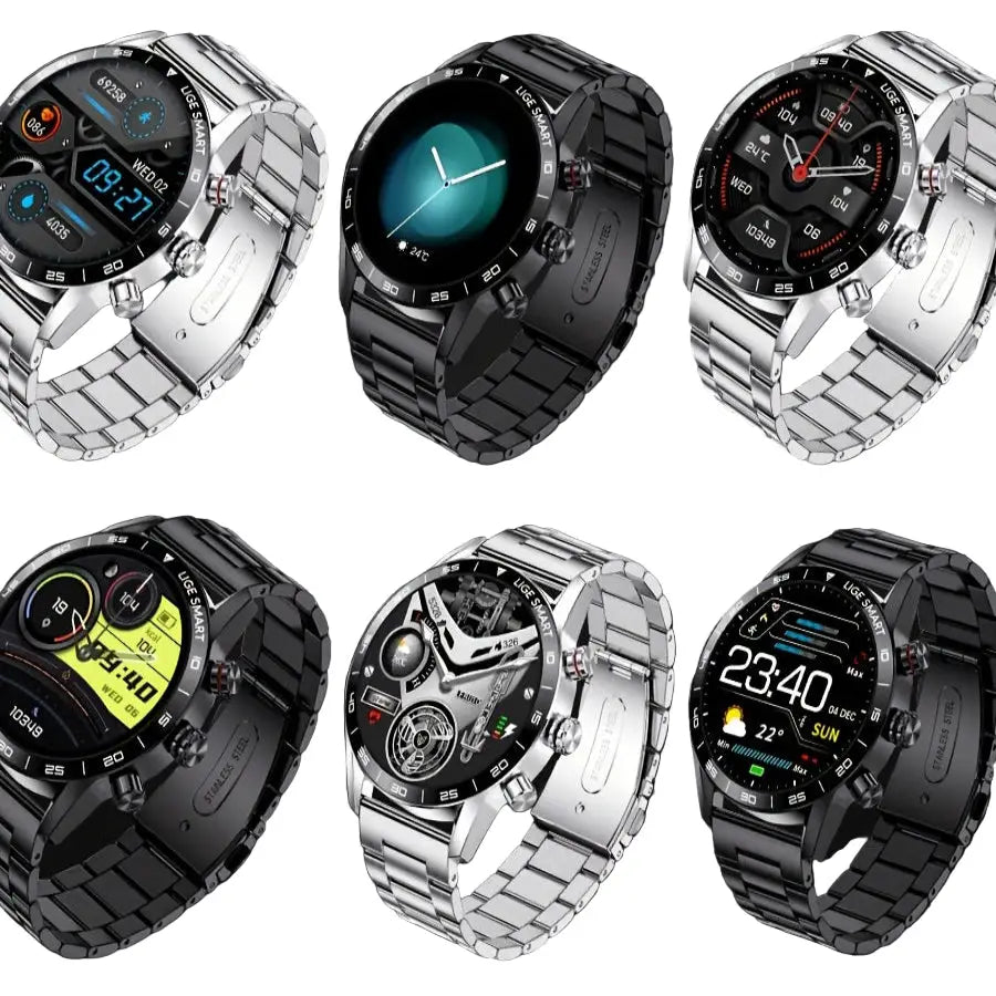 LIGE Smart Watch – 1.32’’ Full Touch Screen with Call Reminder Fitness & Life Tracking (available in Black & Silver)