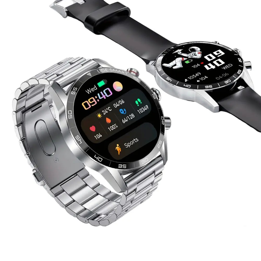 LIGE Smart Watch – 1.32’’ Full Touch Screen with Call Reminder Fitness & Life Tracking (available in Black & Silver)