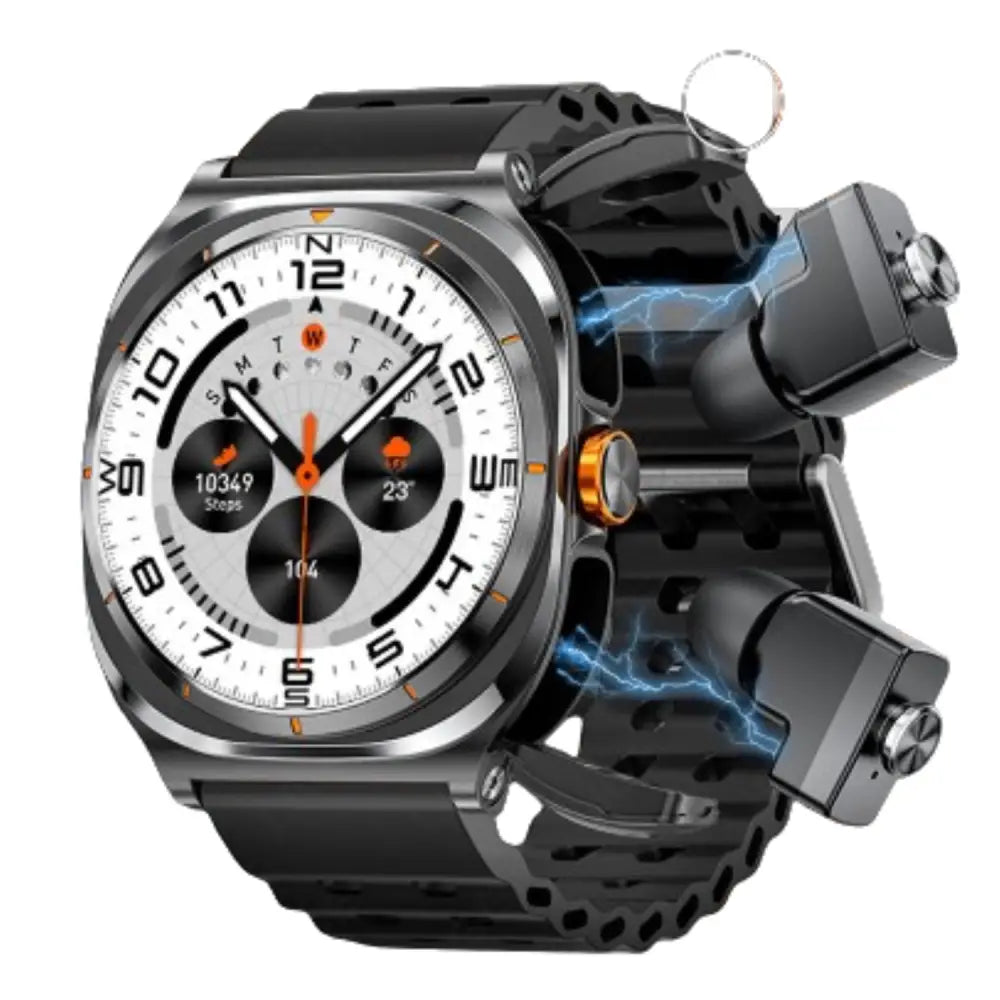 LIGE Smart Watch for Men & Women – 400mAh Battery 100+ Sports Modes (3 colours available) - Full Black - TWS