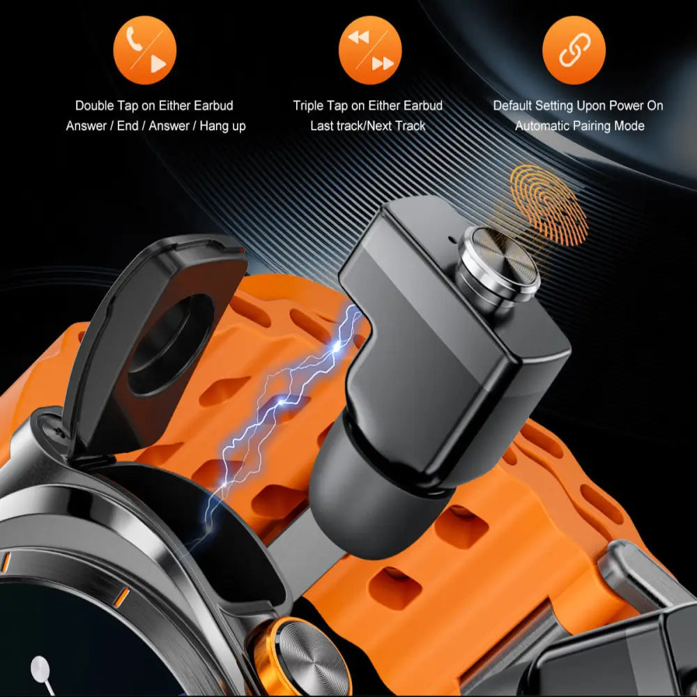 LIGE Smart Watch for Men & Women – 400mAh Battery 100+ Sports Modes (3 colours available) - TWS