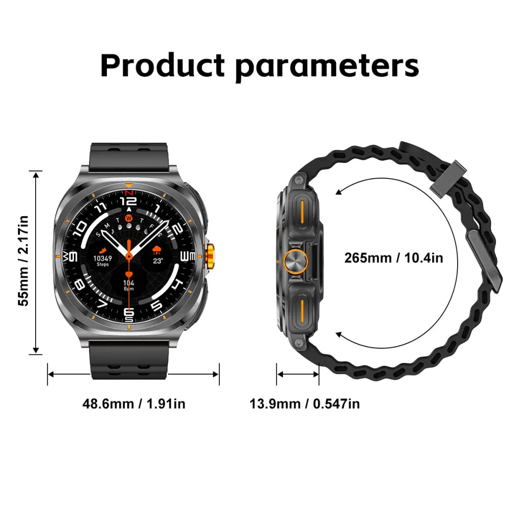 LIGE Smart Watch for Men & Women – 400mAh Battery 100+ Sports Modes (3 colours available) - TWS