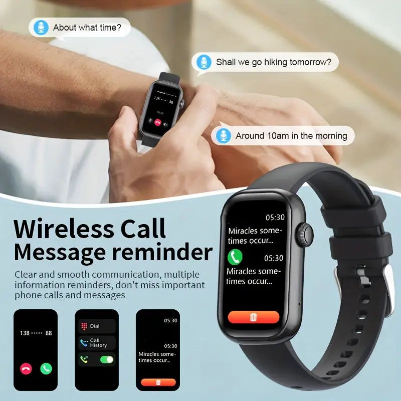 LIGE Smart Watch – HD TFT Display with Wireless Calls 100+ Sports Modes (available in 3 colours) - TWS