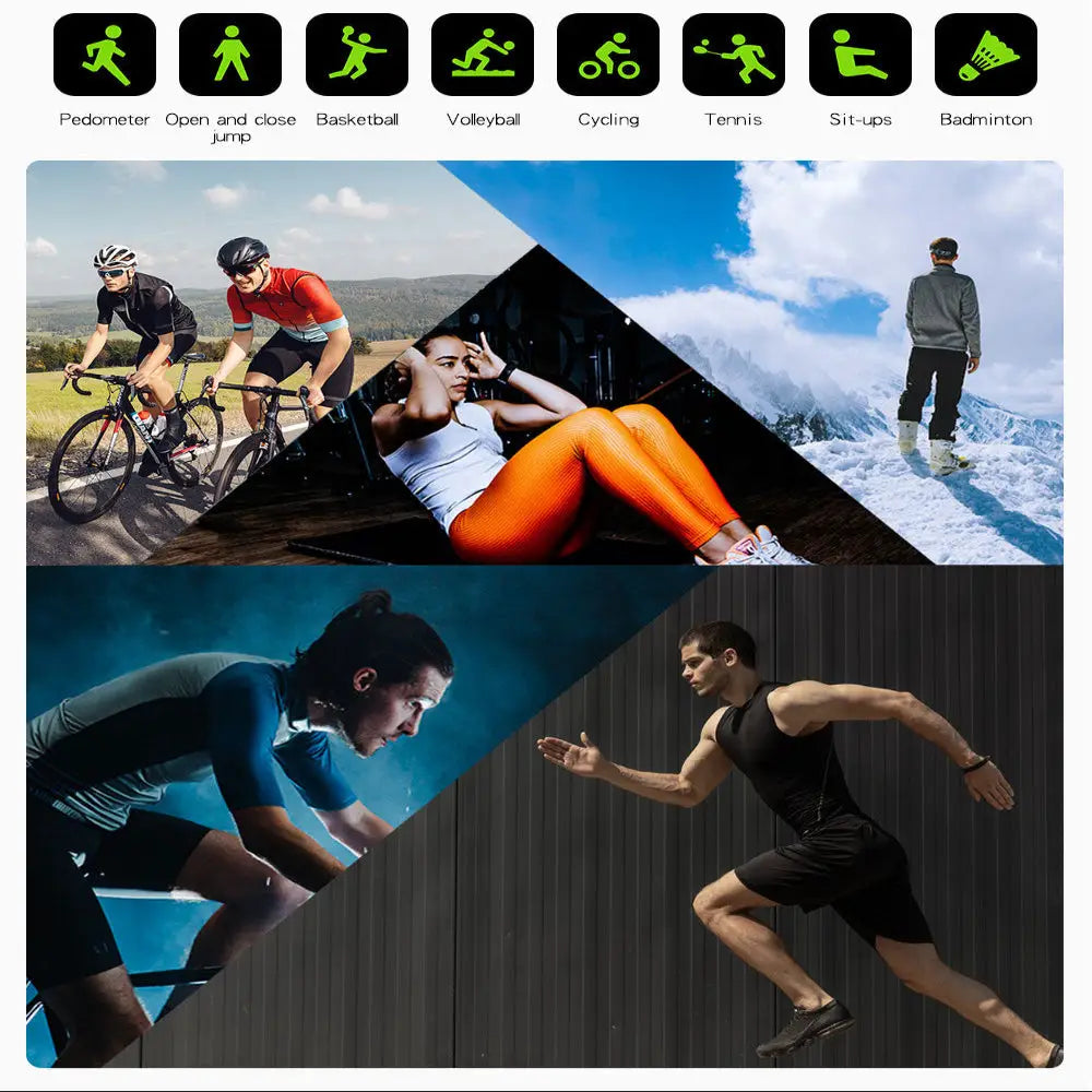 LIGE Smart Watch – Make/Answer Calls Custom Wallpaper Music Control (4 colours available) - TWS