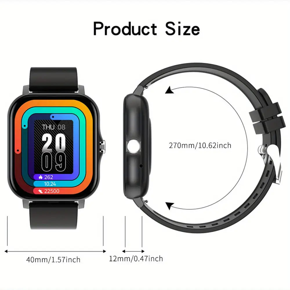 LIGE Smart Watch – Make/Answer Calls Custom Wallpaper Music Control (4 colours available) - TWS