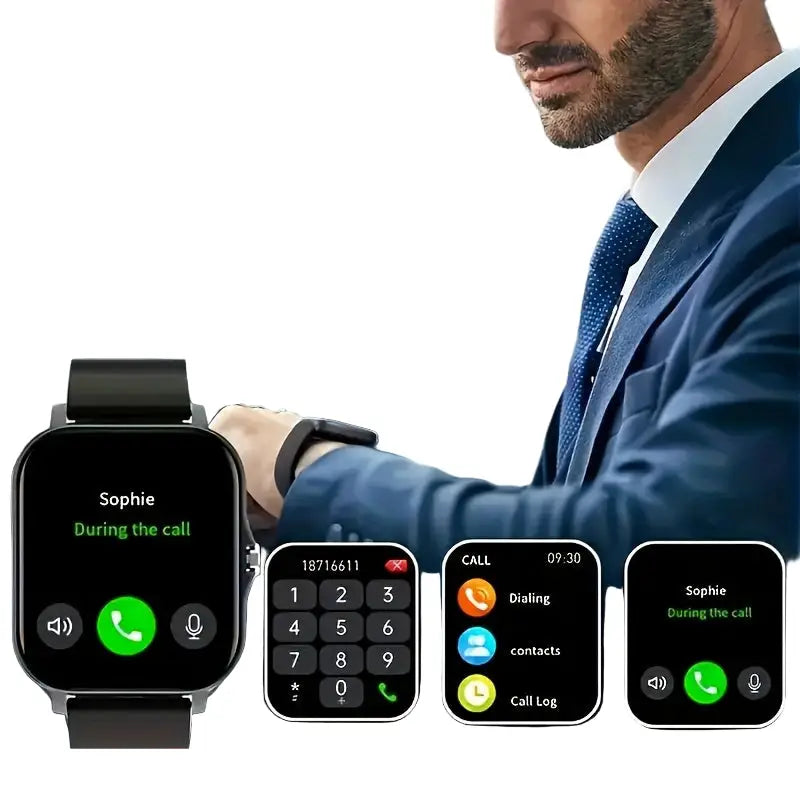 LIGE Smart Watch – Make/Answer Calls Custom Wallpaper Music Control (4 colours available) - TWS