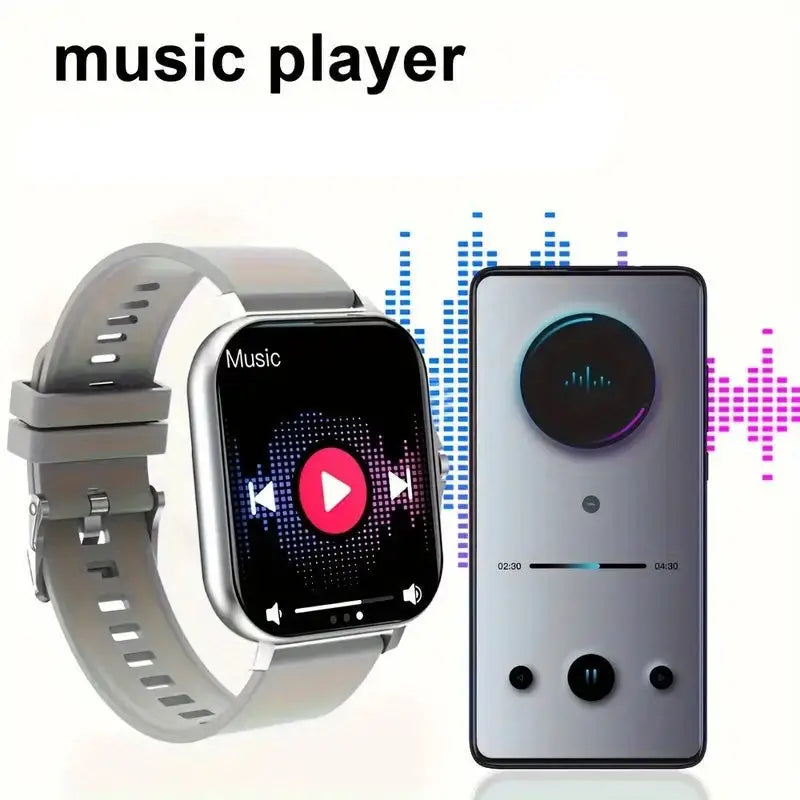 LIGE Smart Watch – Ultra-Thin Design with Wireless Calls (8 colours available) - TWS