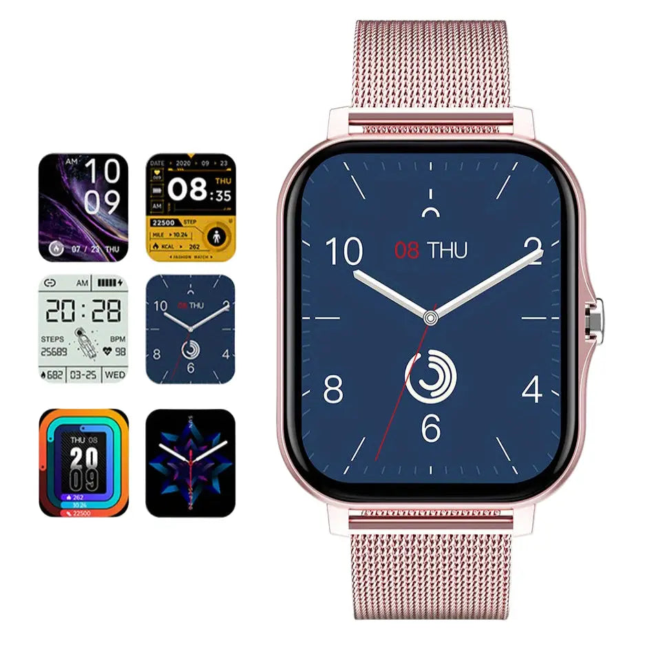 LIGE Smart Watch – Ultra-Thin Design with Wireless Calls (8 colours available) - TWS