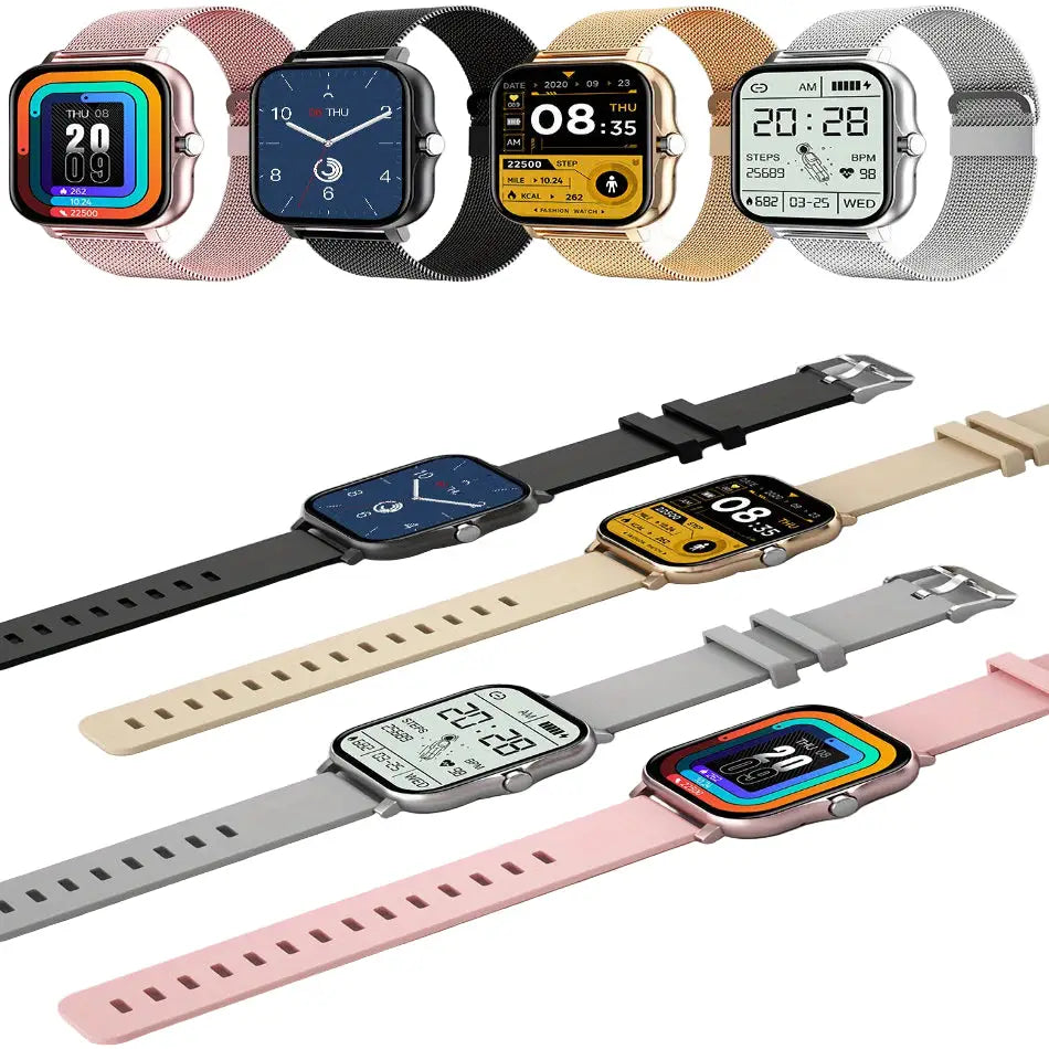 LIGE Smart Watch – Ultra-Thin Design with Wireless Calls (8 colours available) - TWS