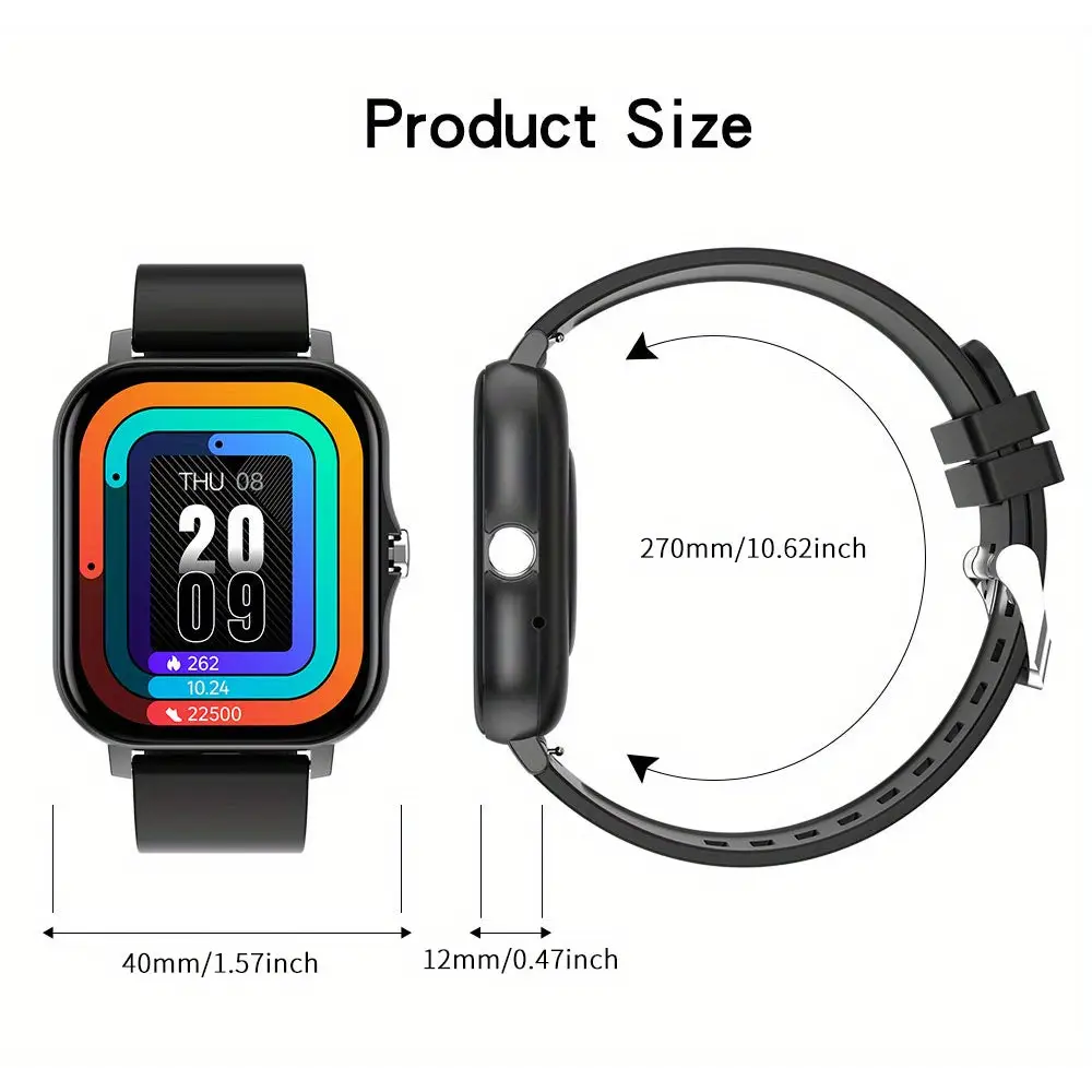 LIGE Smart Watch – Ultra-Thin Design with Wireless Calls (8 colours available) - TWS