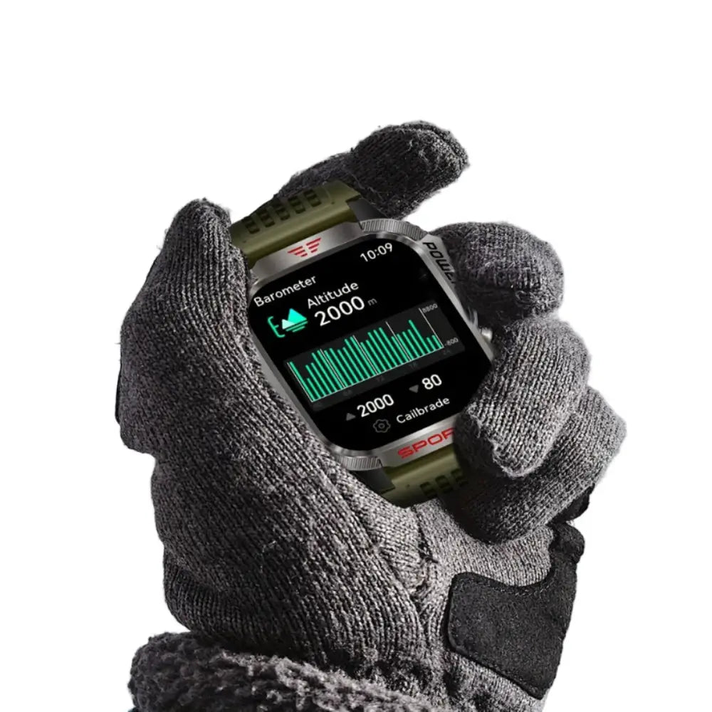 LIGE Smartwatch – HD Touch Display Wireless Calls Notifications Pedometer & Long Battery Life - Green - TWS