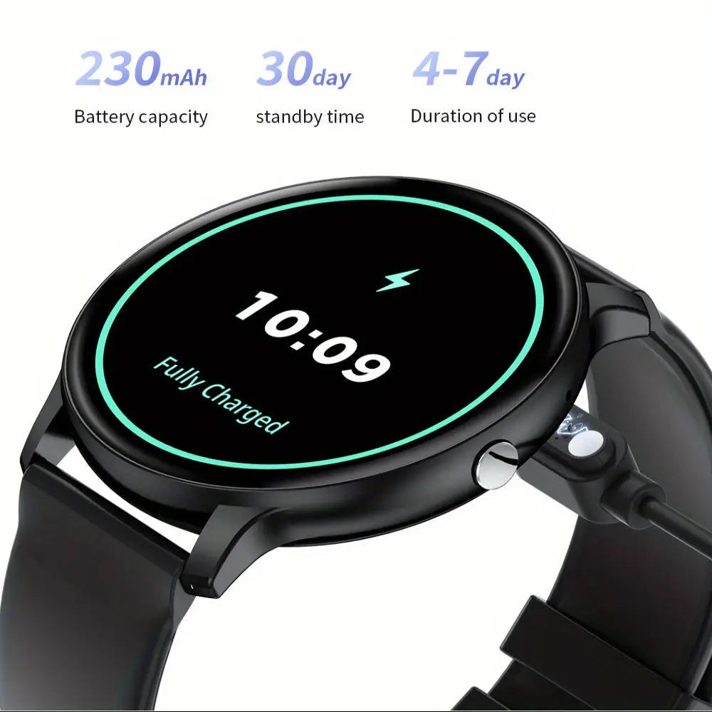 LIGE Smartwatch – Multi-Colour Silicone Strap (11 colours available) - TWS