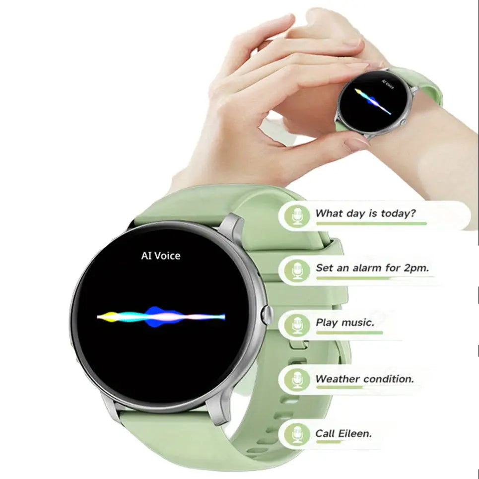 LIGE Smartwatch – Multi-Colour Silicone Strap (11 colours available) - TWS