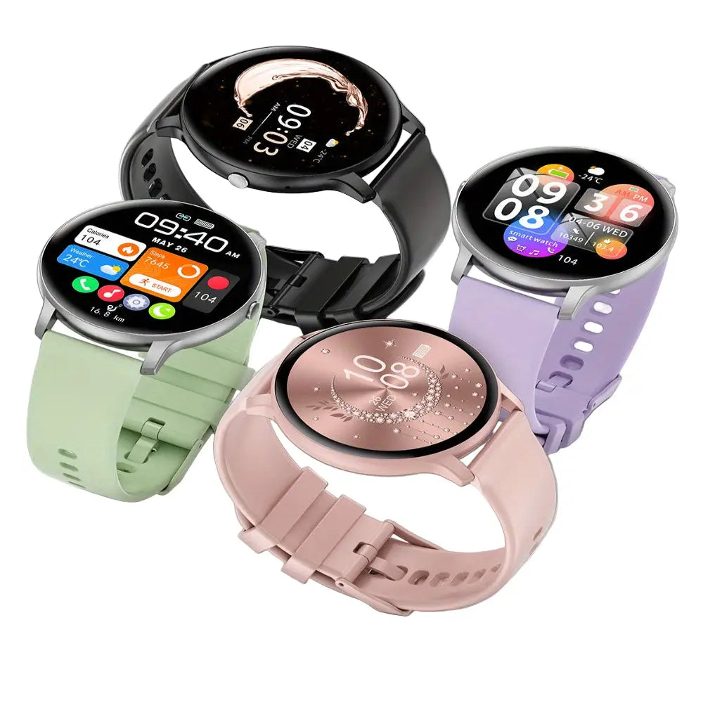 LIGE Smartwatch – Multi-Colour Silicone Strap (11 colours available) - TWS