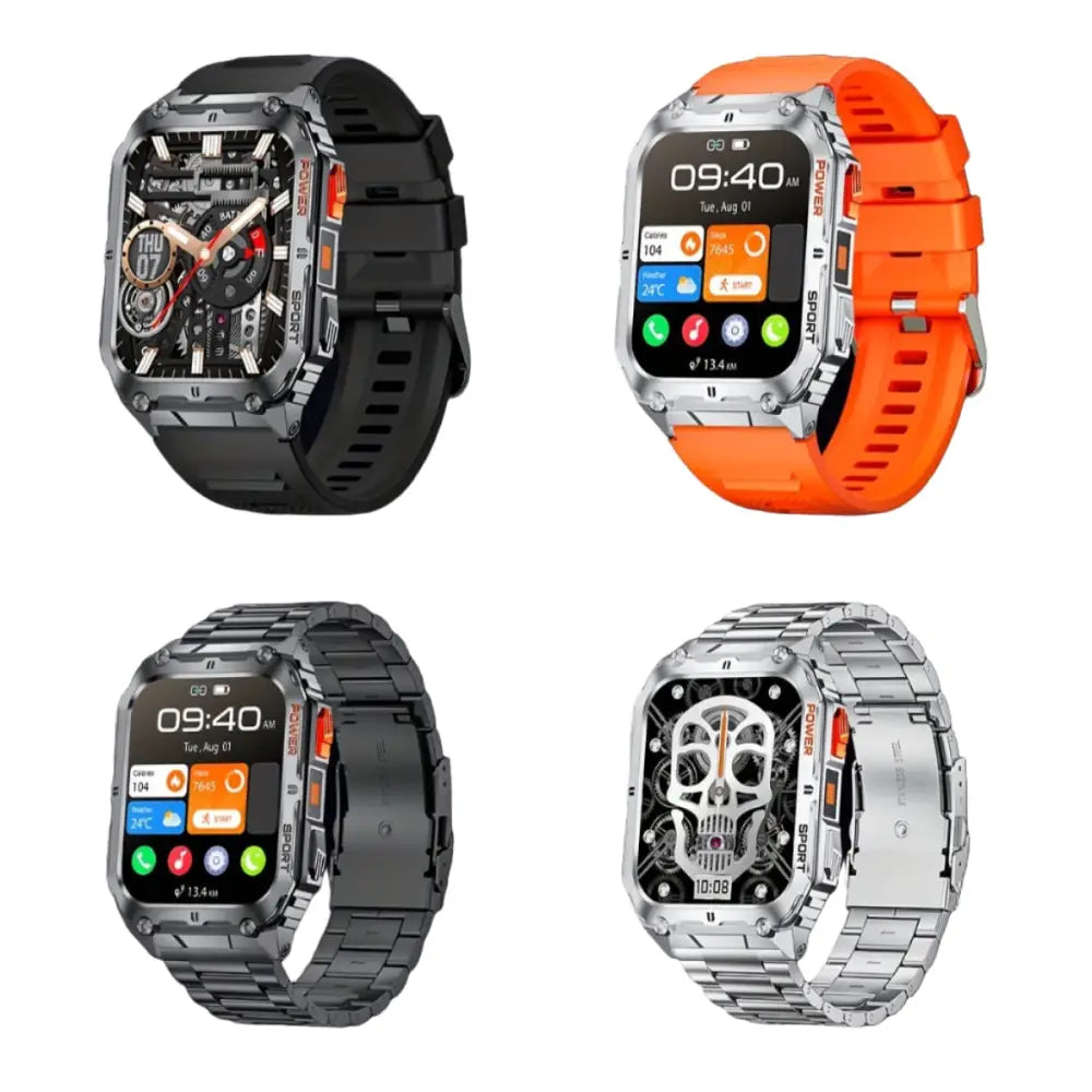 LIGE Smartwatch – Wireless Calling 100+ Sports Modes AI Voice (4 types available) - TWS