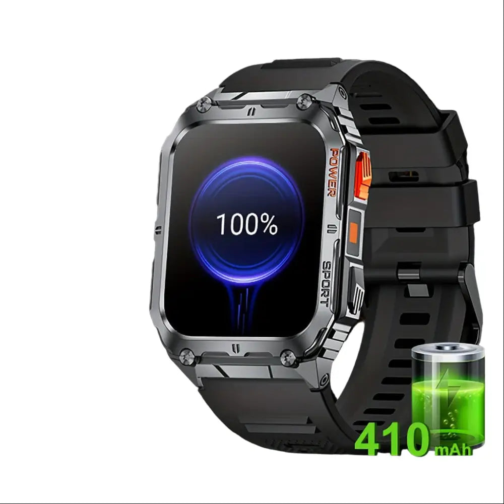LIGE Smartwatch – Wireless Calling 100+ Sports Modes AI Voice (4 types available) - TWS