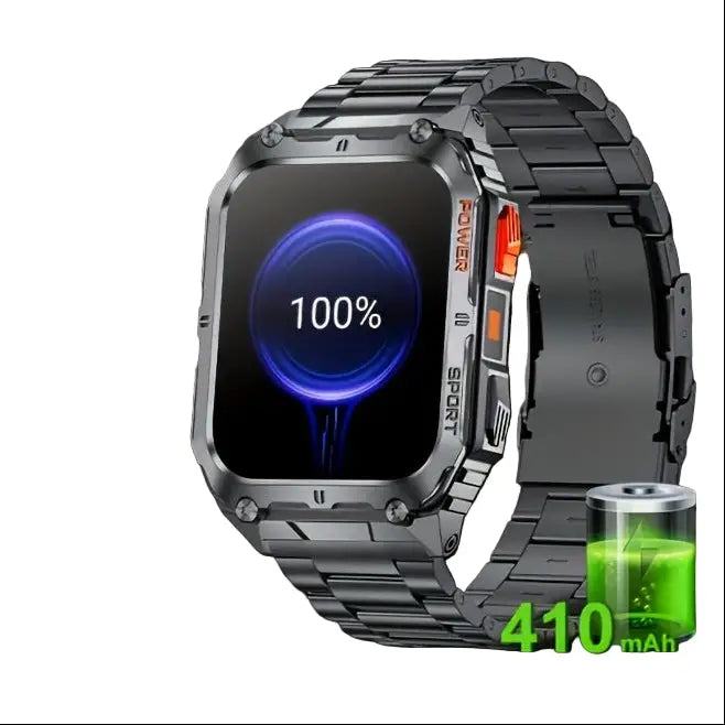 LIGE Smartwatch – Wireless Calling 100+ Sports Modes AI Voice (4 types available) - TWS