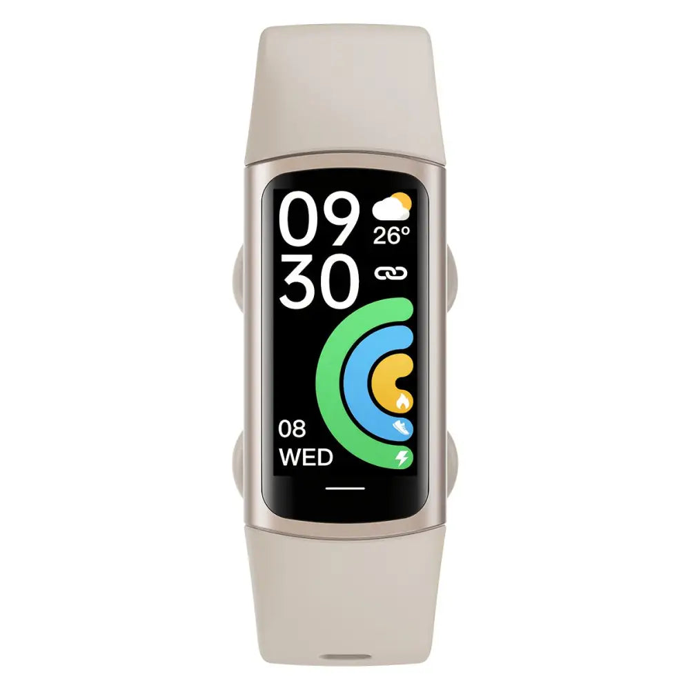 LIGE Smartwatch – Wireless Calls Multi-Sport Modes (5 colours available) - Beige Color - TWS
