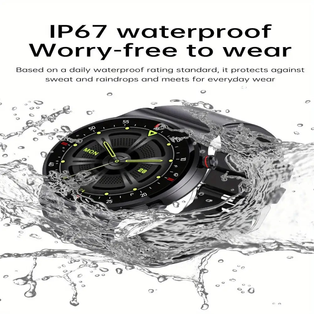 LIGE Sports Watch with Step Counter Alarm Wireless Calls Weather Forecast (8 types available) - TWS