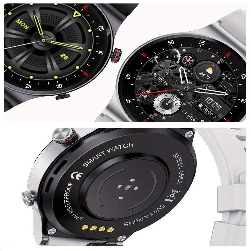 LIGE Sports Watch with Step Counter Alarm Wireless Calls Weather Forecast (8 types available) - TWS