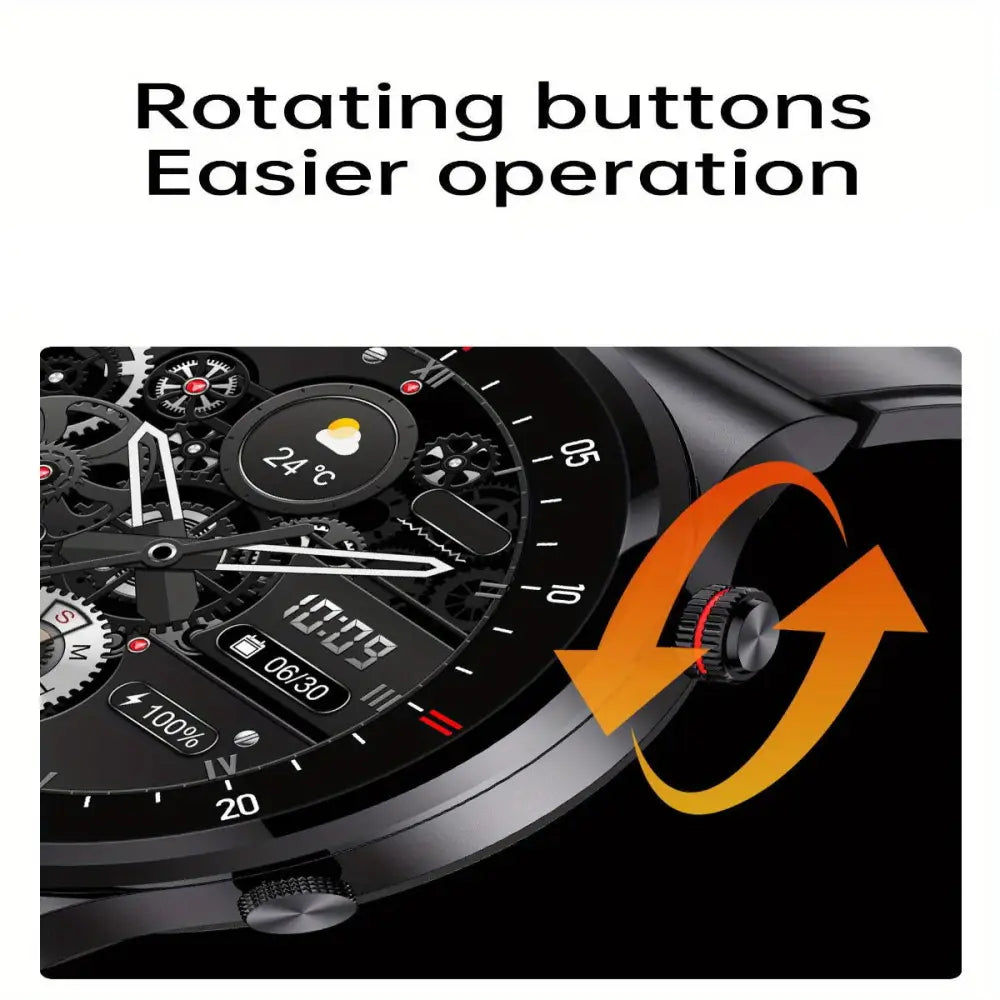 LIGE Sports Watch with Step Counter Alarm Wireless Calls Weather Forecast (8 types available) - TWS