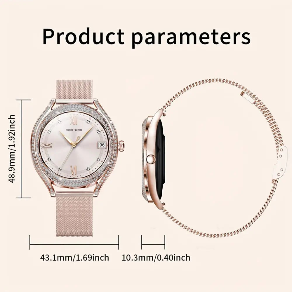 LIGE Women’s Smartwatch – 3.25cm AMOLED Fitness Tracker with 100+ Sports Modes (3 colours available) - TWS