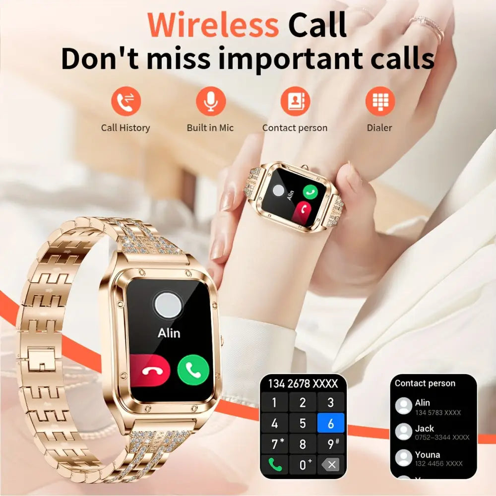 LIGE Women’s Smartwatch – Full Touch Screen - TWS