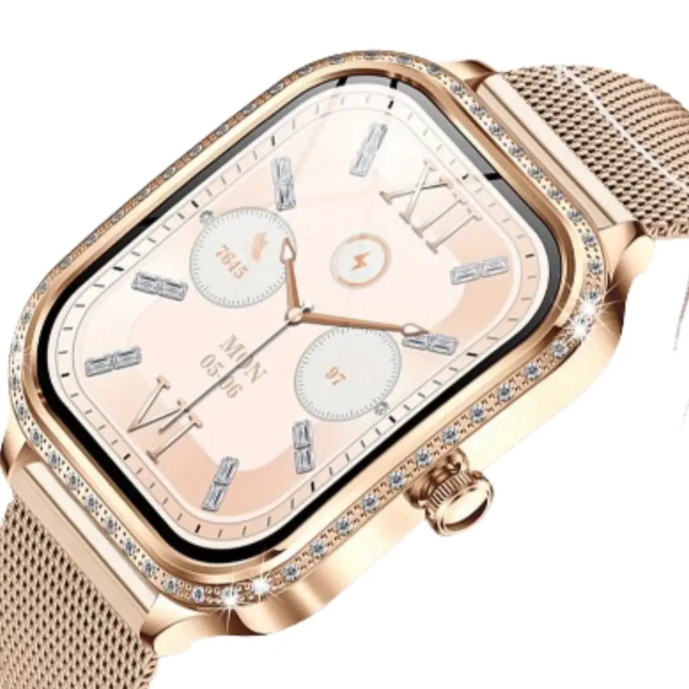 LIGE Women’s Smartwatch – TFT HD Curved Screen Wireless Calls Voice Assistant (6 types available) - TWS