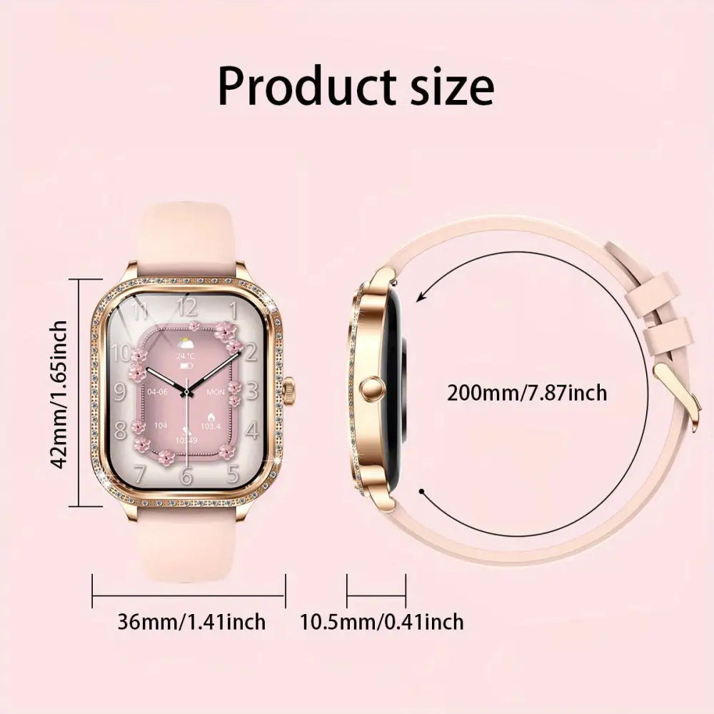 LIGE Women’s Smartwatch – TFT HD Curved Screen Wireless Calls Voice Assistant (6 types available) - TWS