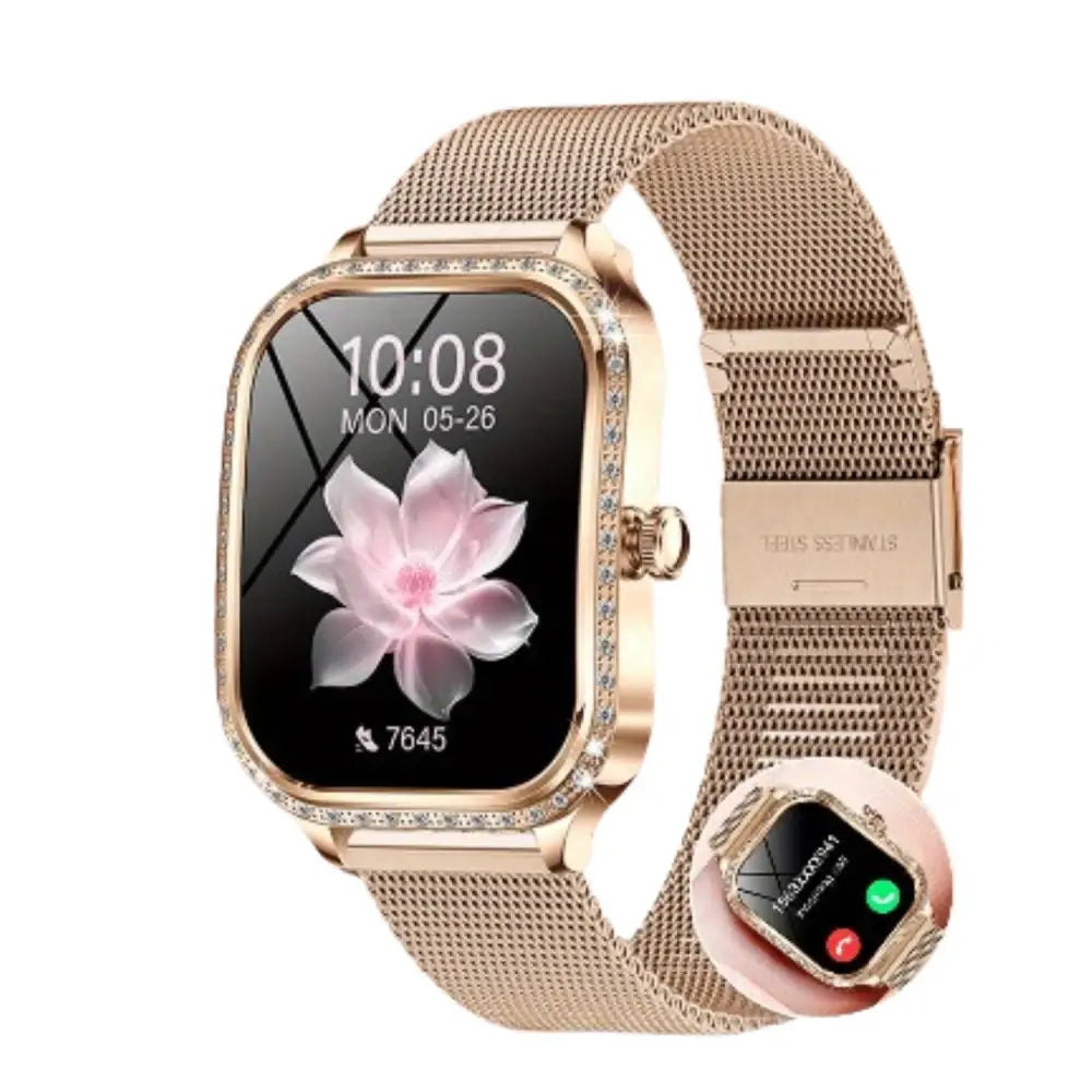 LIGE Women’s Smartwatch – TFT HD Curved Screen Wireless Calls Voice Assistant (6 types available) - TWS