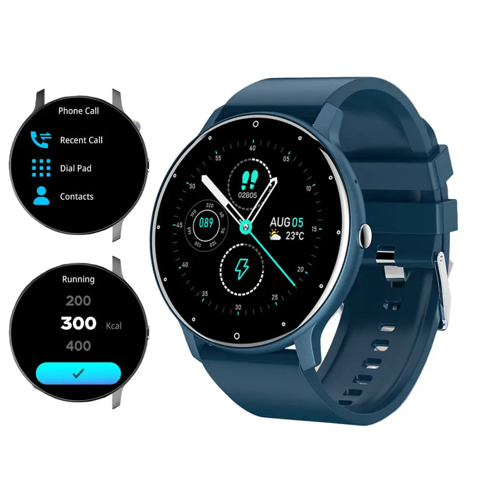 LIGE Women’s Smartwatch – With Call Function Multi-Sport Modes - Blue - TWS