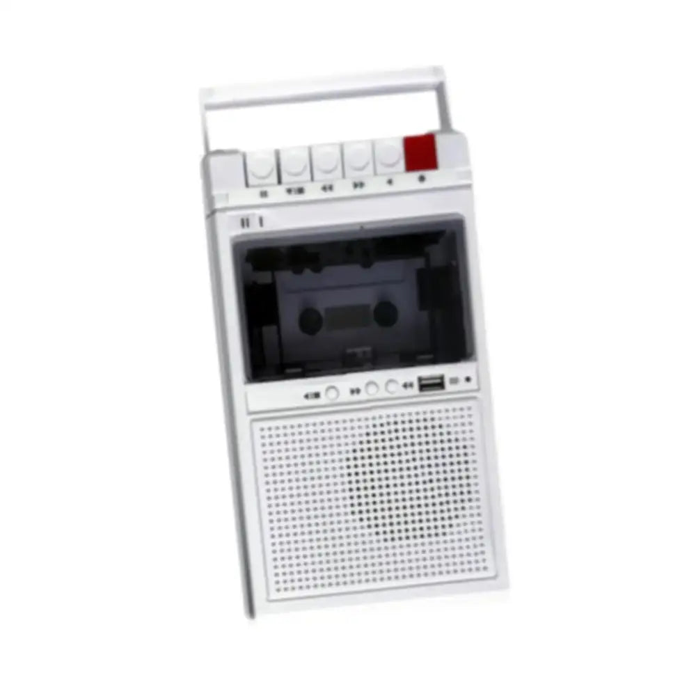 Lightweight Cassette Player with Stereo Speakers (available in Black & White) - SS