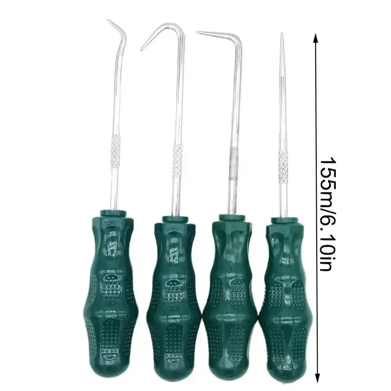 Locksmith Pick Set 4PCS Hook And Pick Set For Automotive Precision Automotive Hook Set Offset Straight 90Pick And Hook