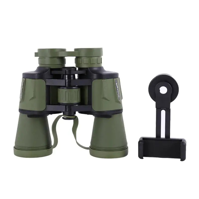 Long Range Binoculars – FMC Coated BAK4 Prism Waterproof (910x50) - Green Set - SS