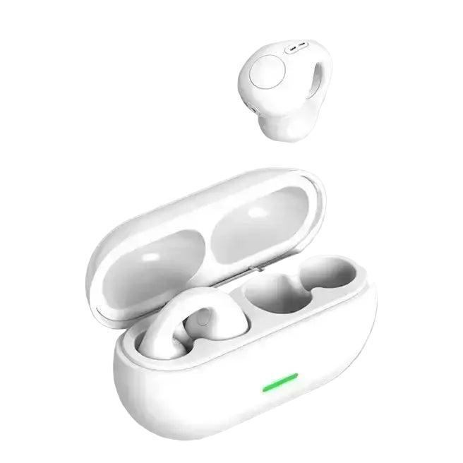 LS T75 Bone Conduction Wireless Bluetooth Earbuds - White