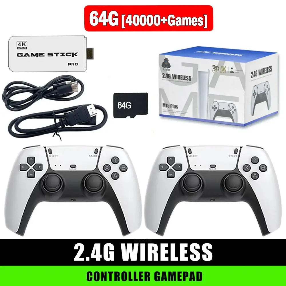 M15 4K Game Stick - 64GB-40000-games / Gaming Console - 9eight5